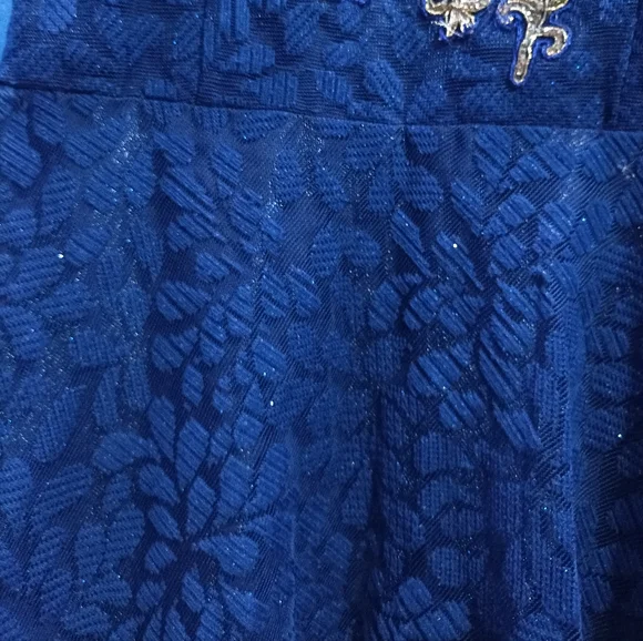 Party Wear Floor Touch Gown - Picture 4 of 5